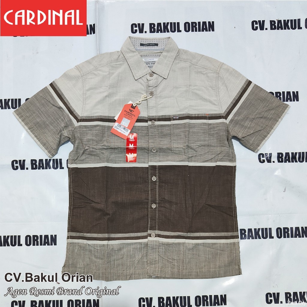 Kemeja Pria Baju Cowok Cardinal Original - EAKAR01179P Pasti Ori