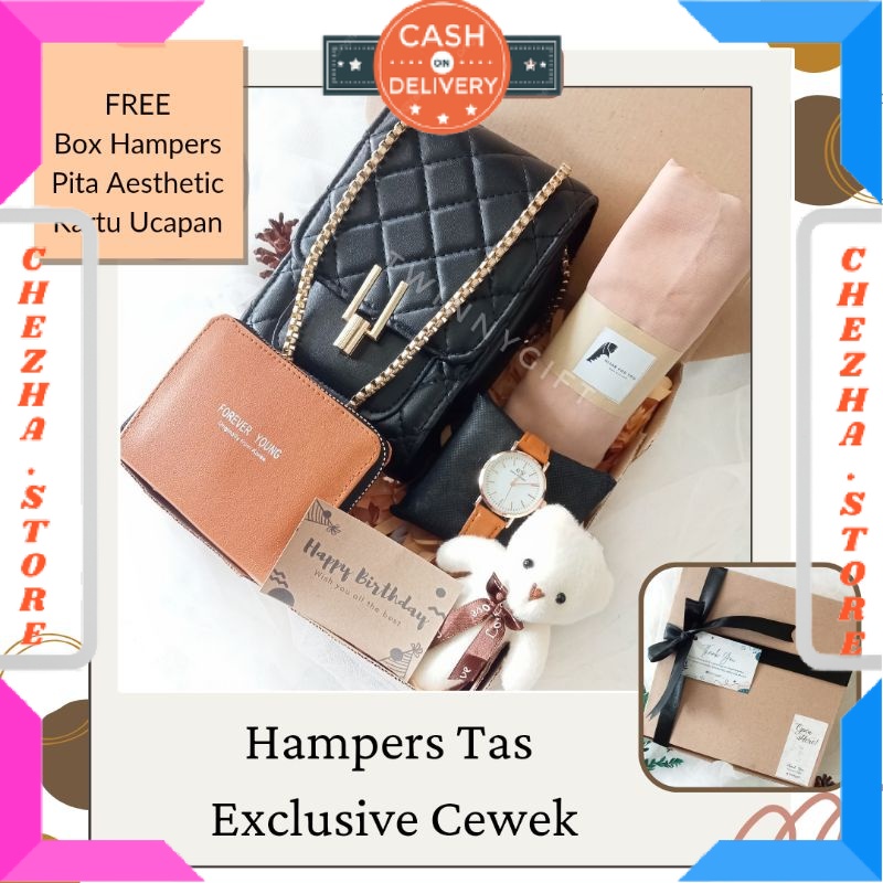 

BINGKISAN KADO ULTAH PASANGAN PACAR ISTRI MANTAN ISIAN MINI DAN BESAR / HAMPERS TAS ULANG TAHUN CEWEK/KADO CEWEK JAM TANGAN DOMPET ANNIVERSARY WISUDA / BONUS GIFT CRAD UCAPAN
