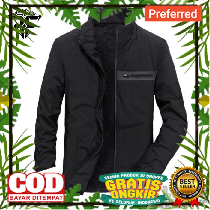 JAKET PARASUT KEREN DESAIN MBOIS //100% ORI Jaket Motor Pria Distro Terbaru Jaket Cowok Touring Baha