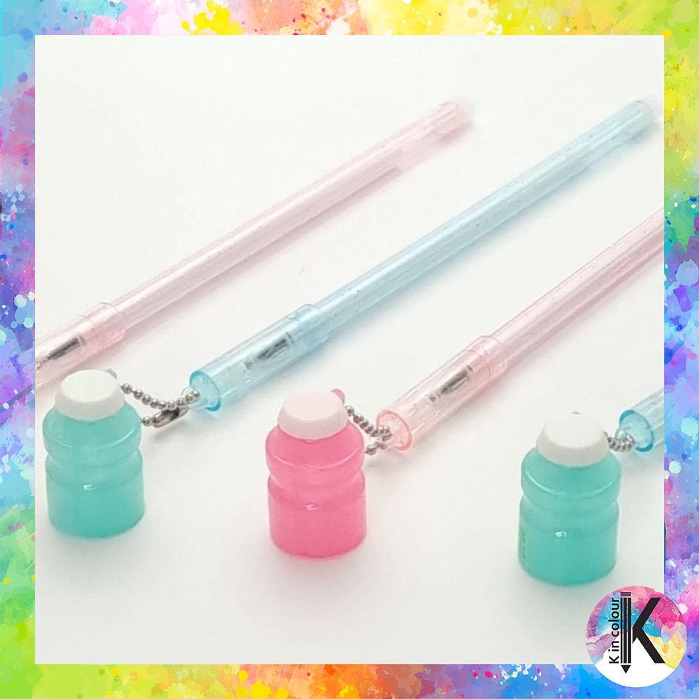 

Pulpen Tinta Hitam With Yakult Charm