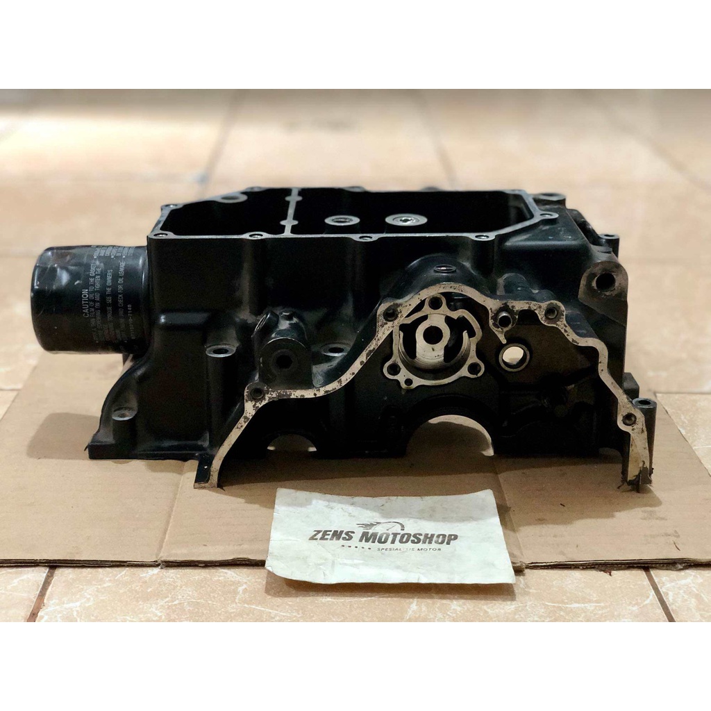 Crankcase Rengkes Kalter Bawah Ninja 250 Fi Z250 Fi Original Copotan