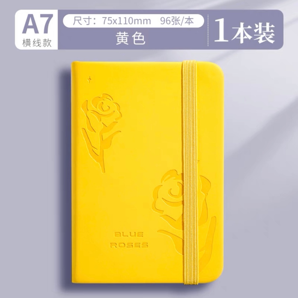 

9A. 96 Lembar Notebook A7 Warna Warni / Buku Catatan Anak Lucu Aesthetic / Diary Mini Portable Notebook Kantor