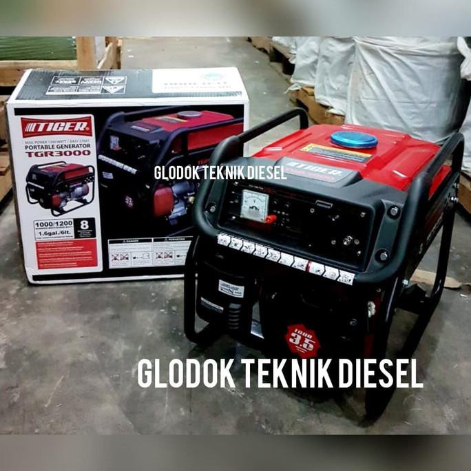 GENSET GENERATOR LISTRIK TYPE 3000 1200 WATT BENSIN PORTABLE