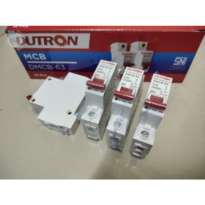 OLS CIRCUIT BREAKER PLN MCB DOMAE DUTRON 1 PHASE C32A 32A 32 AMPERE SNI