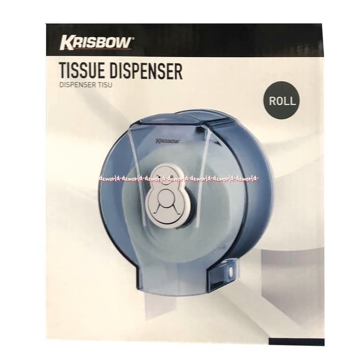 Krisbow Paper Dispenser Tempat Alat Roll Tissue Toilet Tempat Tisu Rol
