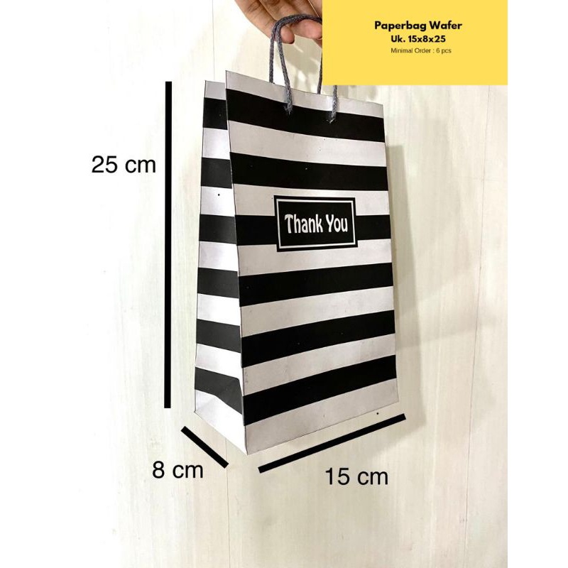 

NEEDS By NL Paperbag ukuran 15x25 Motif Zebra