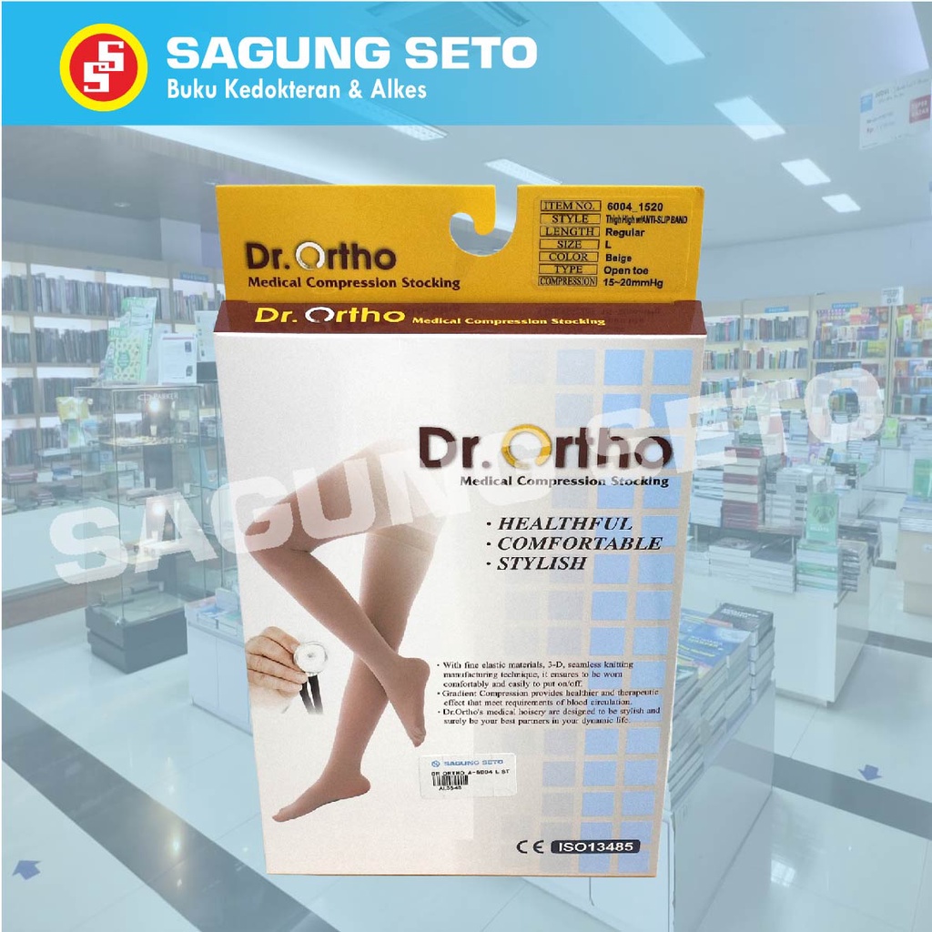 DR ORTHO A-6004_1520 L MEDICAL COMPRESSION STOCKING OPEN TOE REGULER
