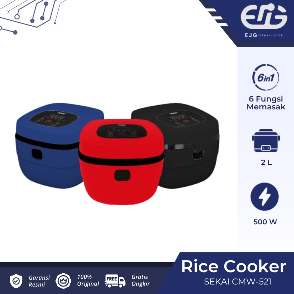 SEKAI DIGITAL RICE COOKER  CMW521  2L Magic Com CMW 521