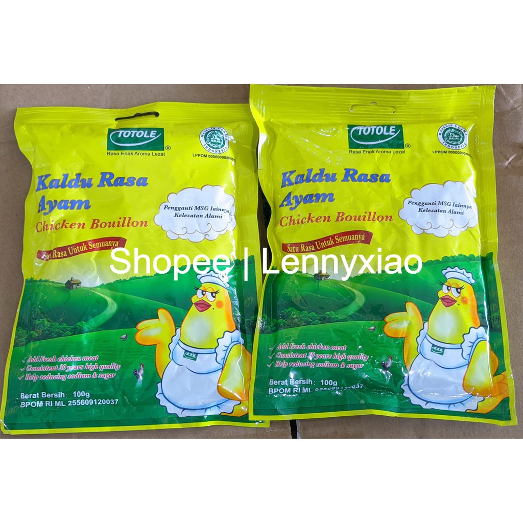 

TOTOLE Chicken Bouillon 100 gr Kaldu Rasa Ayam