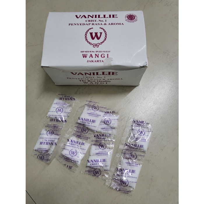 

Vanillie Wangi Penyedap & Aroma 2 Gr Vanili Bubuk Saset isi 2