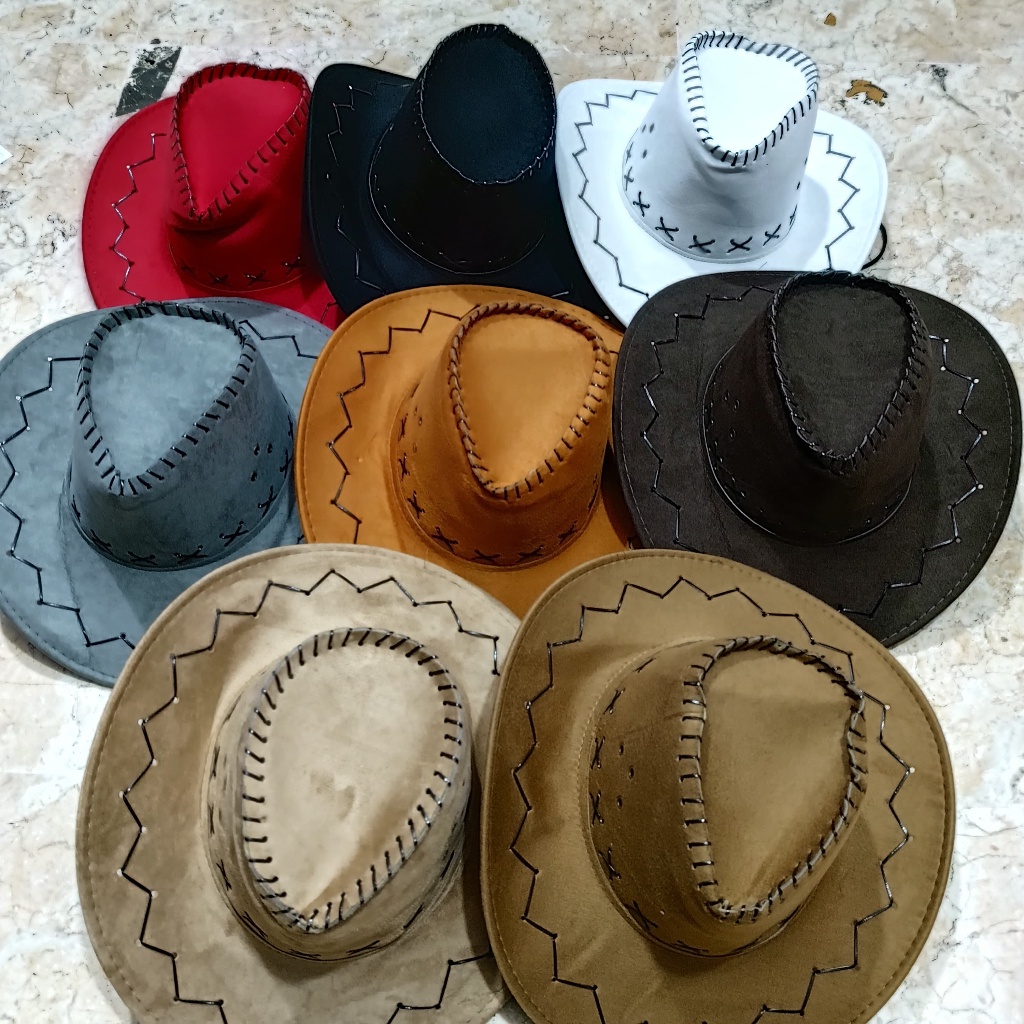 Topi zorro / Topi Koboi / Topi koboy Besar
