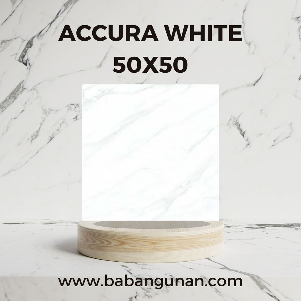 Keramik Putih Accura (50x50)