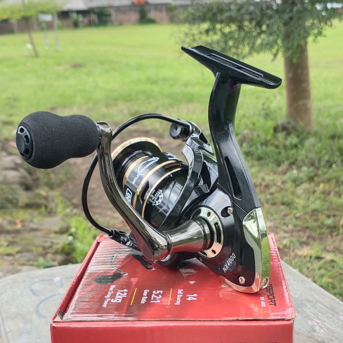 ✨LARIS✨ -Reel 4000 Gulungan Pancing Gold Sharking NX4000 TaffSport Metal Reel