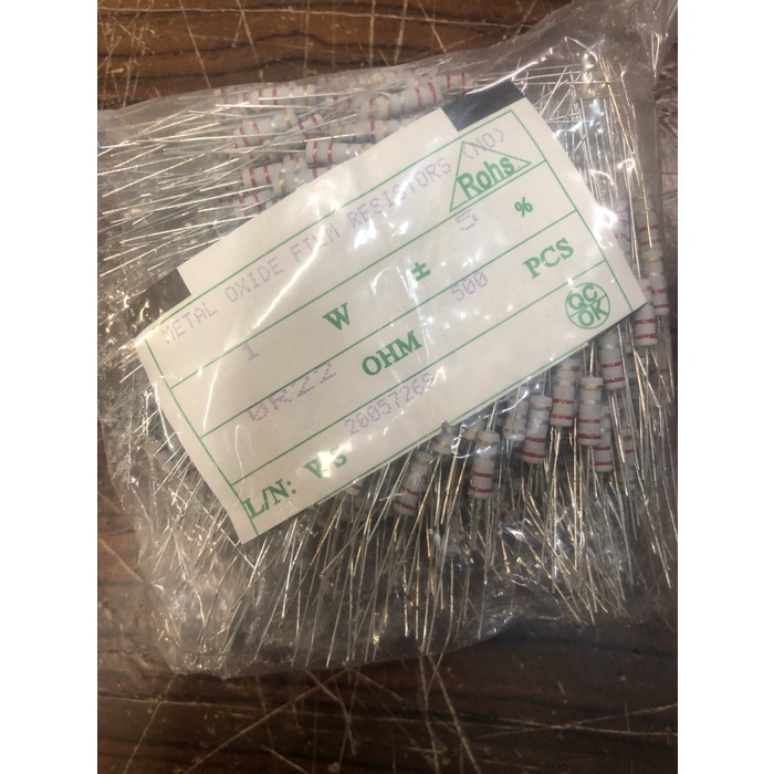 Resistor 1watt 0,22ohm 0R22ohm 1w 0.22ohm