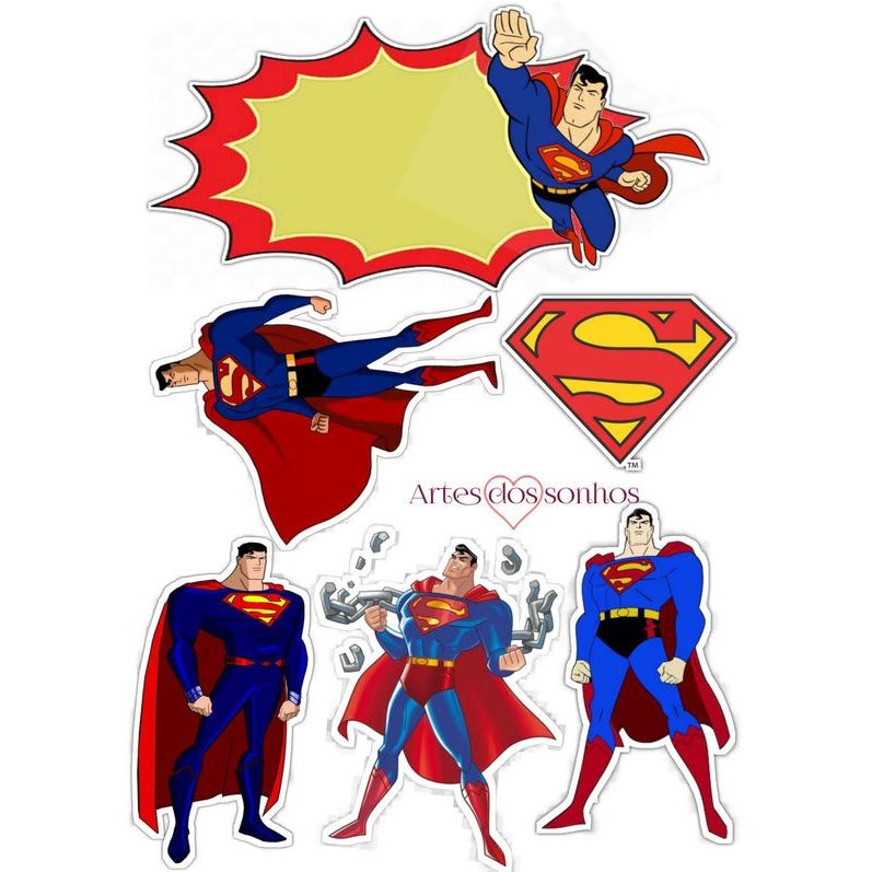 Topper Super Hero ( Harga 1 Set )