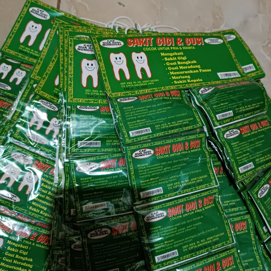 COD Terlaris OSAGI Obat Sakit Gigi isi 20 sachet Berkhasiat Obat Herbal Nyeri Sakit Gigi Berlubang d