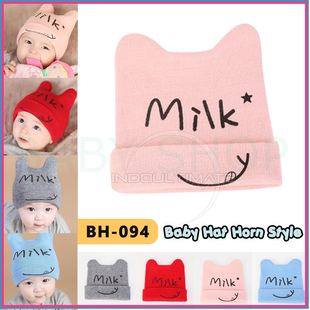 0-2th Topi Anak Bayi balita Rajut BH-91 Lucu laki laki perempuan minimalis tone eart simple newborn 