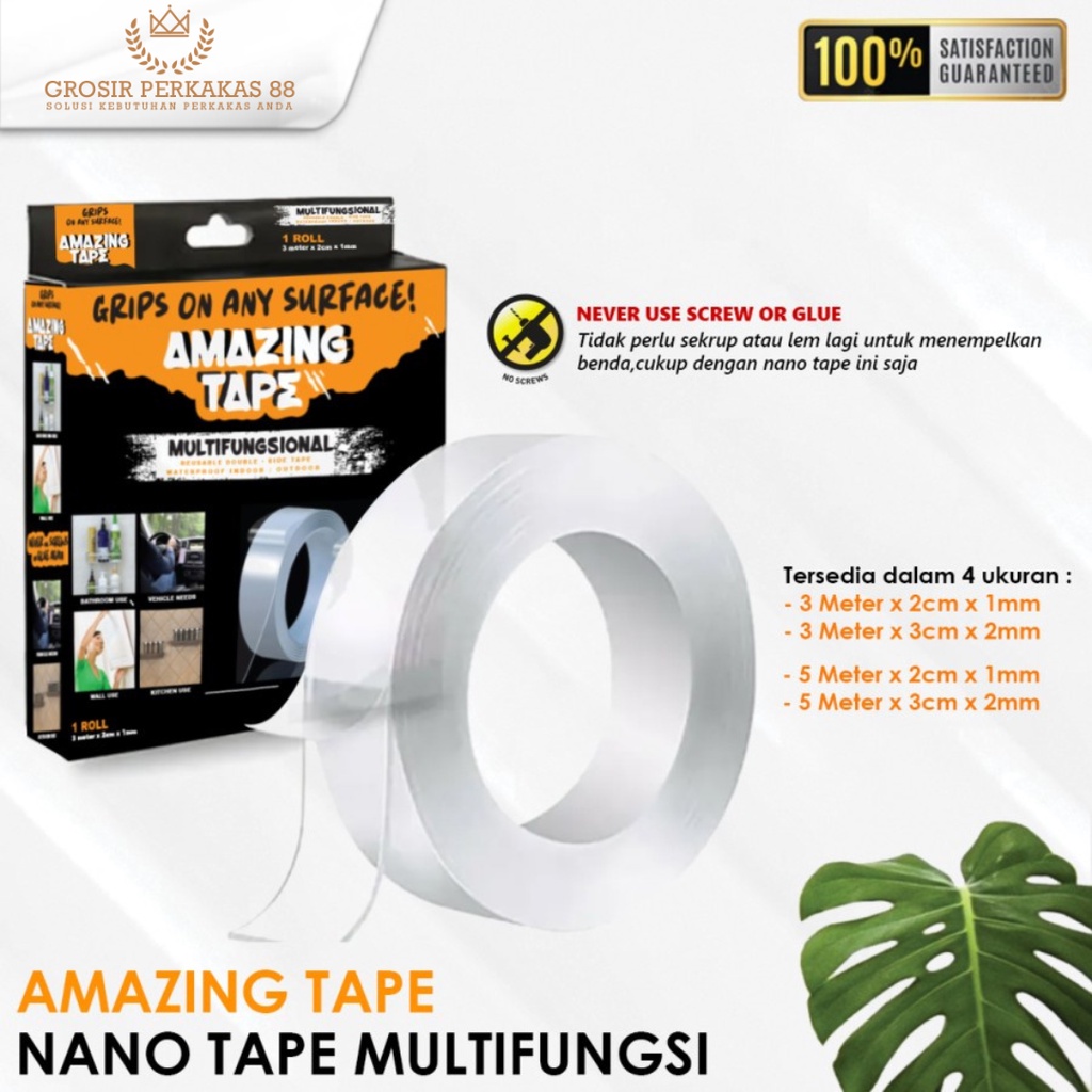 

Double Tape Nano Doubletip Solasi Bolak Balik Dobel Koenig Amazing