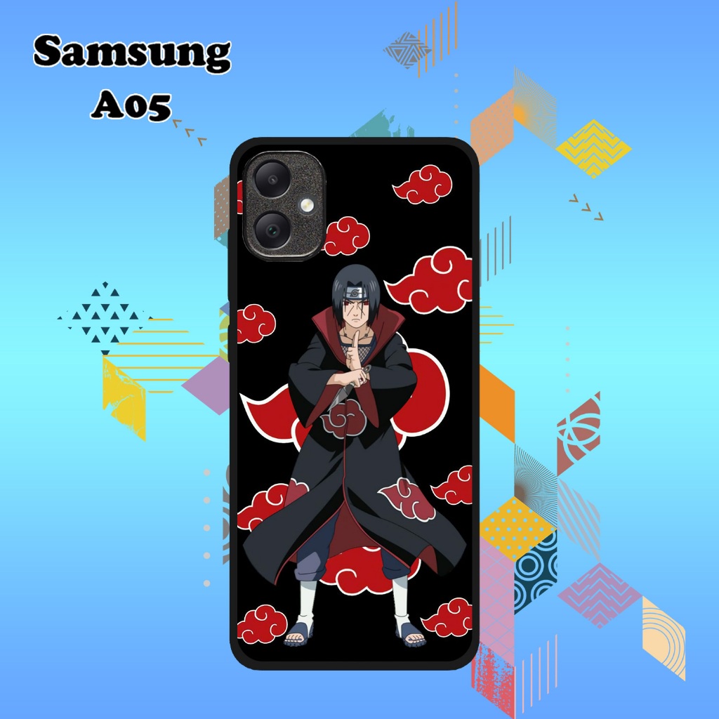 Custom Softcase & Hardcase Glossy [ PF47 ] Samsung A05 A05S Motif ANIME ITACHI UCHIHA NARUTO
