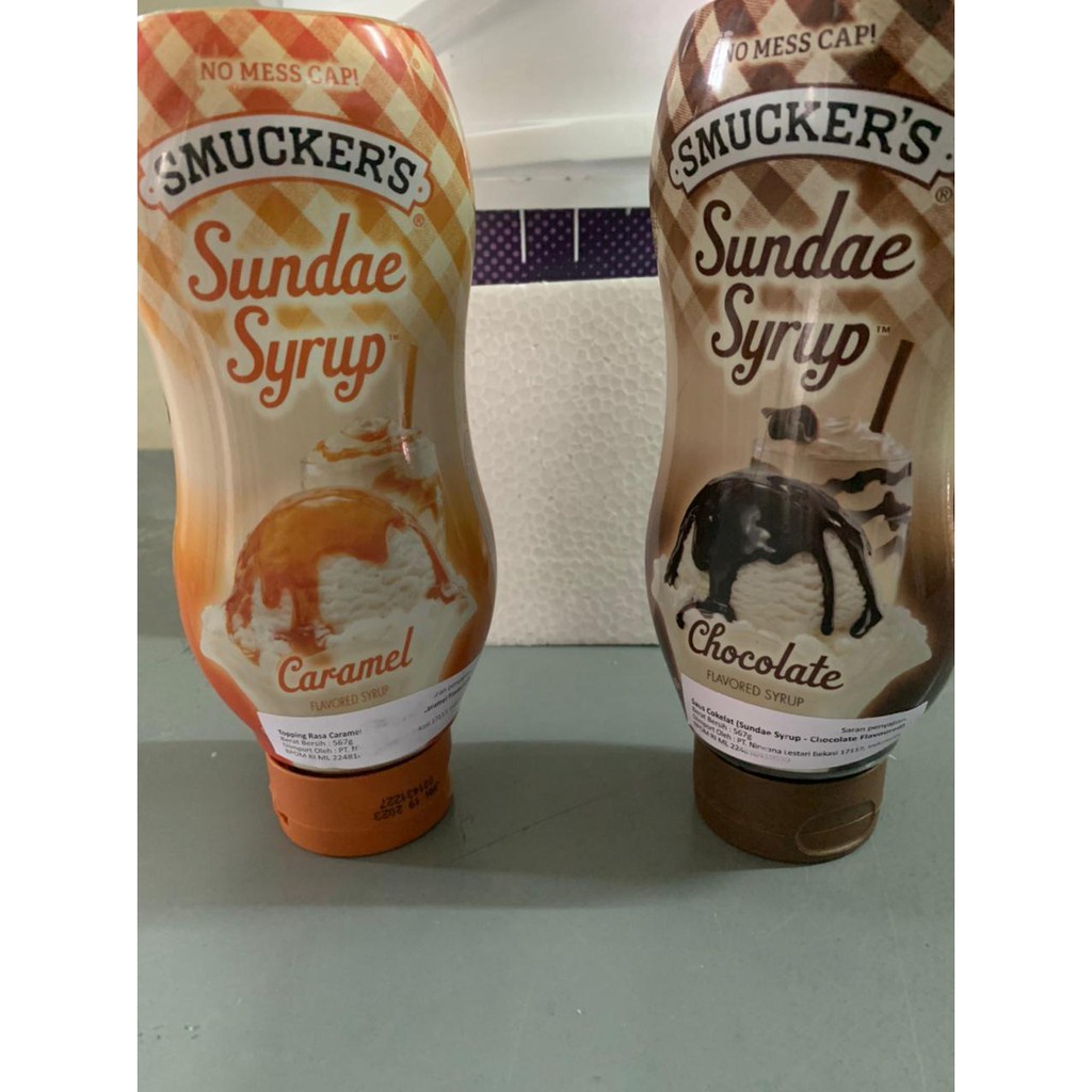 

COD selai topping smucker 567gr caramel coklat straw smuckers