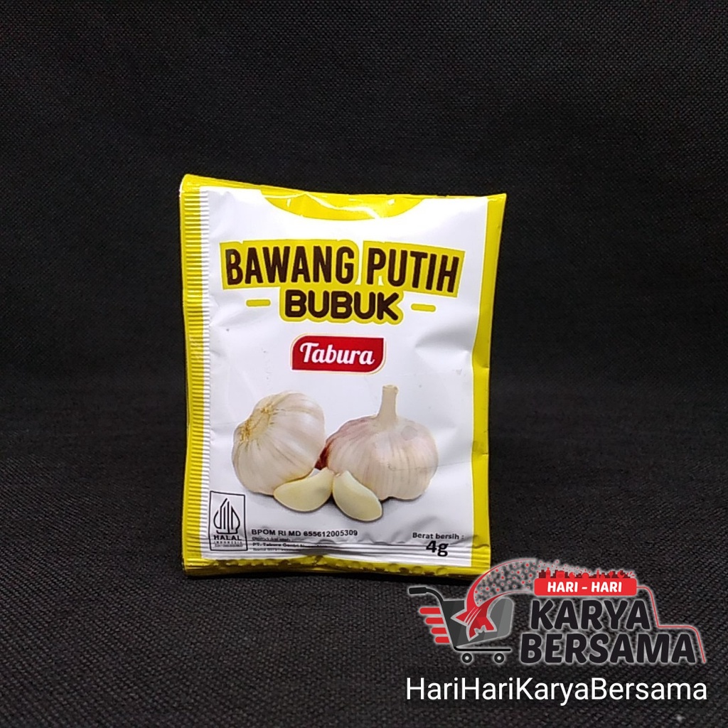 

TABURA BAWANG PUTIH BUBUK ISI 6'S X 4GR