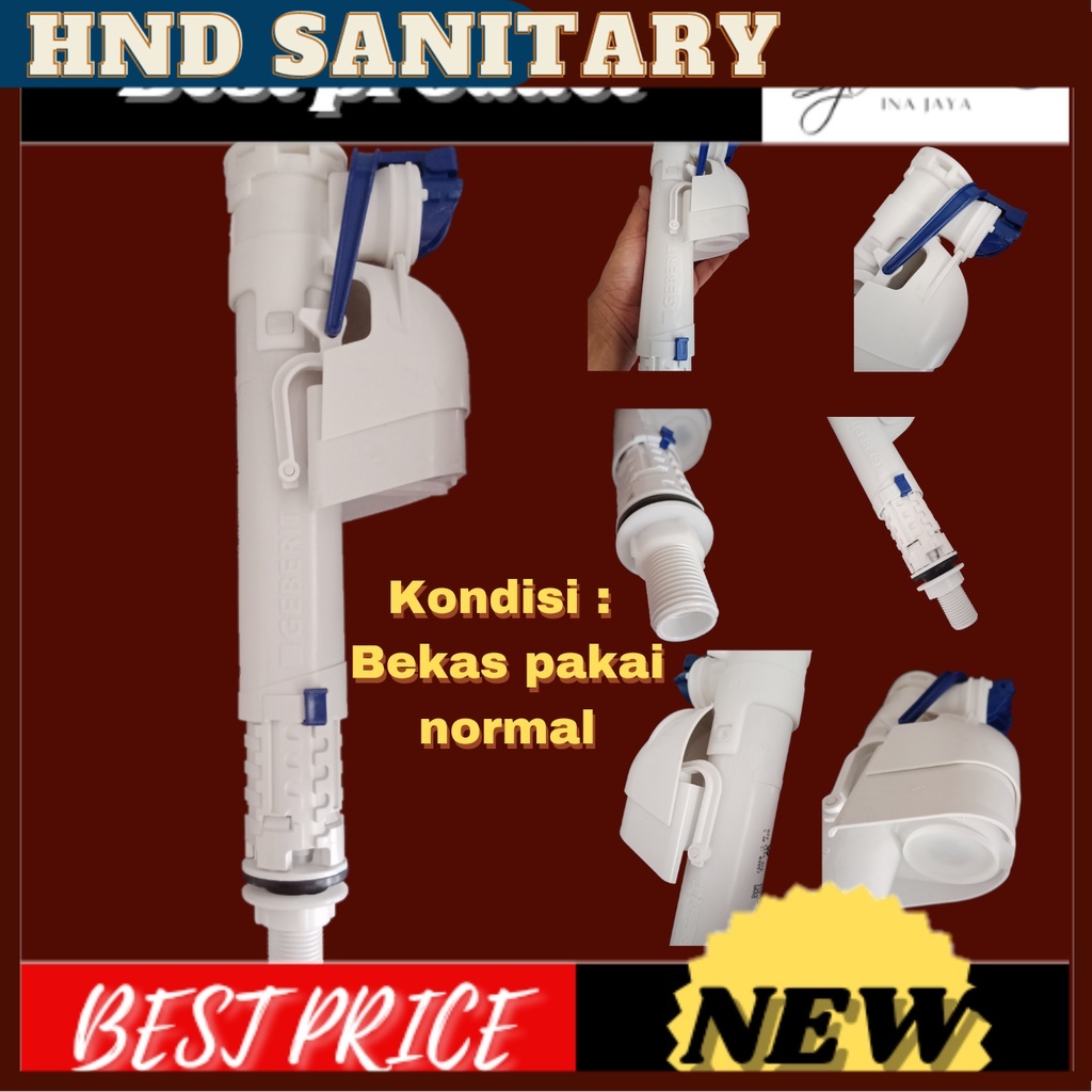 HNDsanitary Otomatis Toilet Duduk Pelampung Closet Geberit Kondisi Bekas Pakai Masih Normal