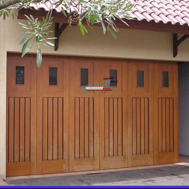 Pintu Garasi Vintage Kayu KAMPER Pintu Kayu Garasi Klasik Modern