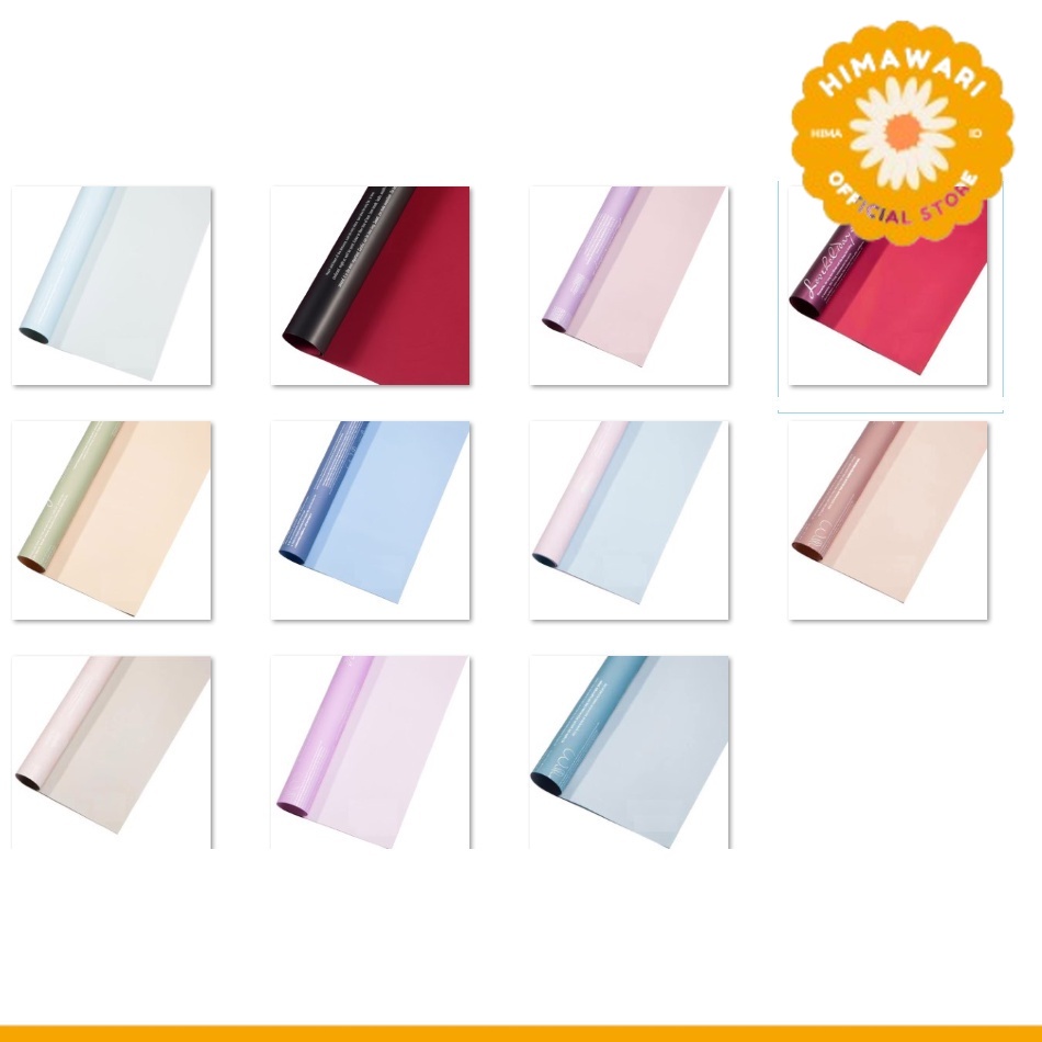 

HIMA - (5 LEMBAR) - FL26 STREETCORNER Kertas Bunga Paper Buket Motif Frame List Transparan Florist Cellophane - GROSIR