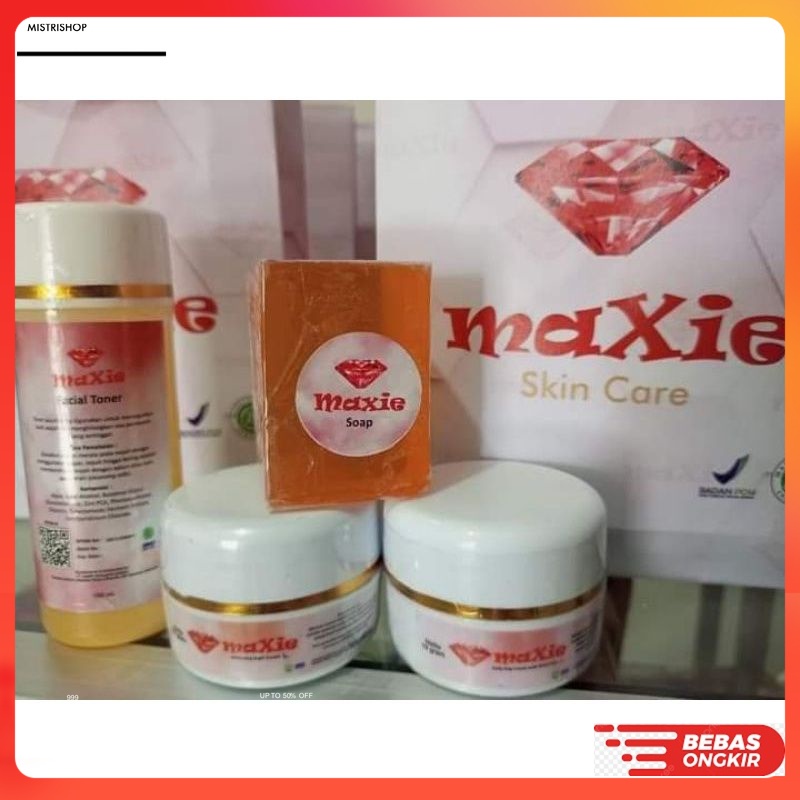 CREAM MAXIE GLOW MAXIE SKINCARE ORIGINAL BPOM ORIGINAL 100% AMPUH MEMUTIHKAN KULIT AMAN OBAT JERAWAT
