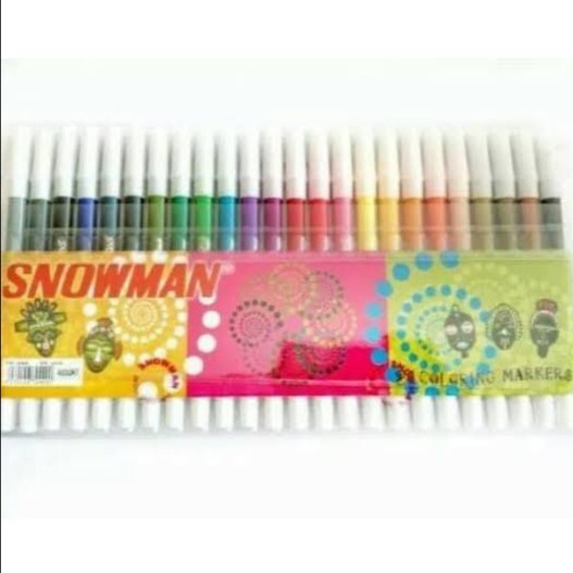 

SPIDOL SNOWMAN KECIL 24 WARNA