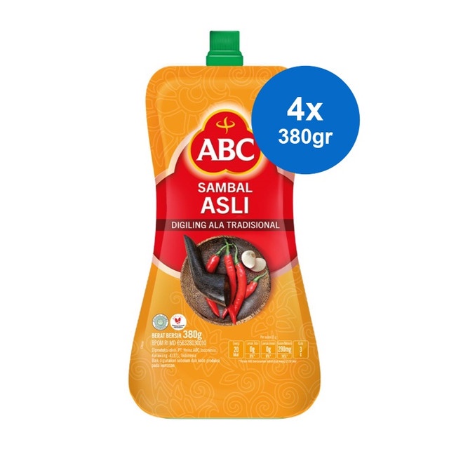 

ABC Sambal Asli 380 gr x 4