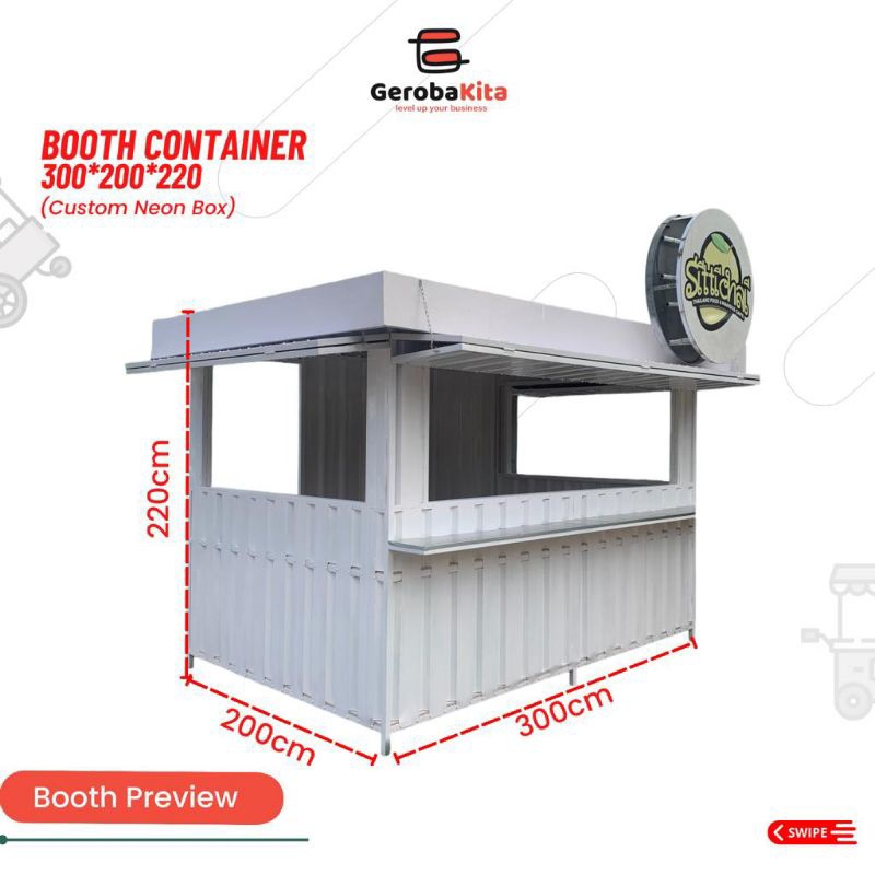 Booth Kontainer / Booth Besar Murah