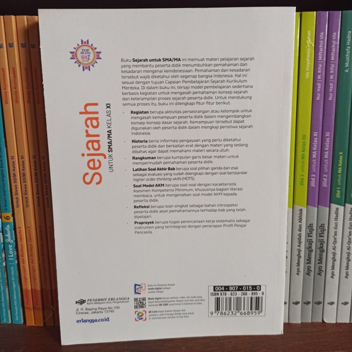 

BUKU SEJARAH KELAS 2 11 XI SMA ERLANGGA KURIKULUM MERDEKA