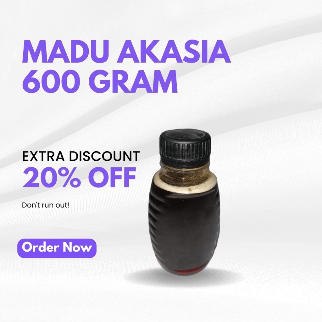 

KM Madu akasia original 600 gram