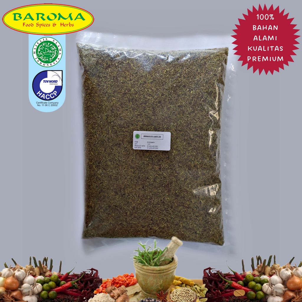 

Rosemary Flake / Daun Rosemary Kering [1Kg] Kualitas Premium