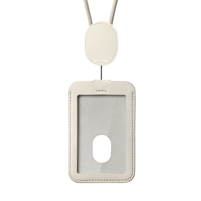 

JQ51 Name Tag ID Card Holder with Landyard Orbitkey - Stone