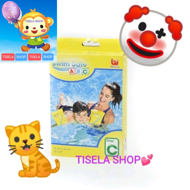 Bestway Ban Lengan tangan Anak Belajar air renang karet