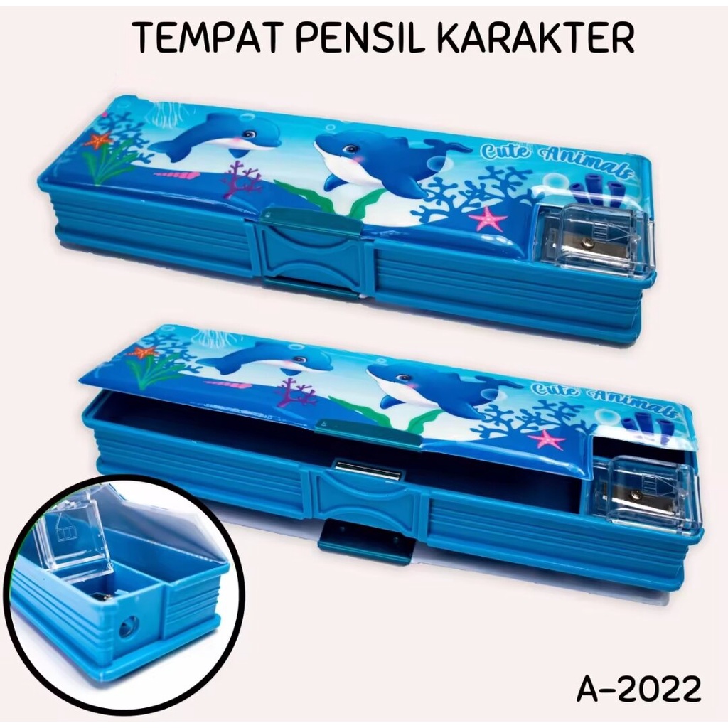 

Tempat Pensil Magnet / Kotak Pensil Karakter 2 Sisi 1 Pcs A-2022