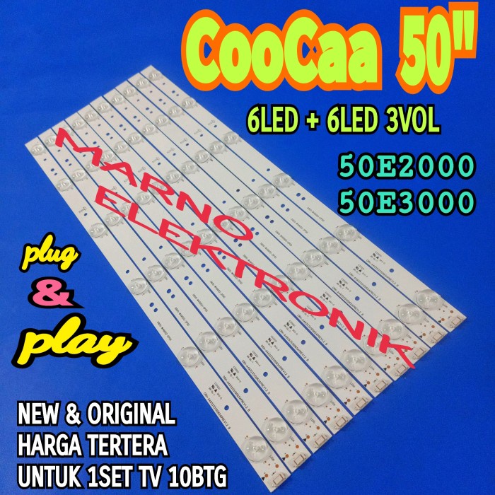 BL BACKLIGHT LED TV COOCAA 50 IN 50E2000 50E3000 COCA