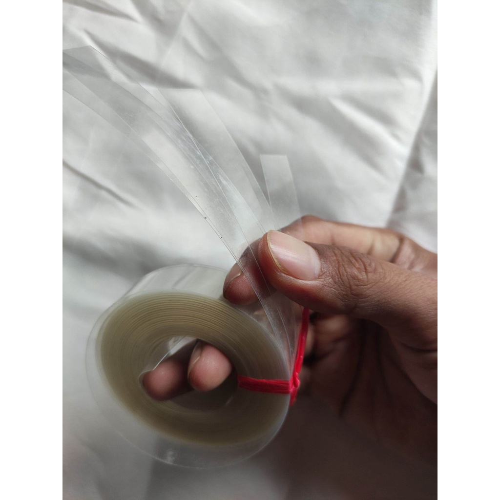 Mika Sendaren Sawangan Layangan bening lebar 1,5cm panjang 3 meter