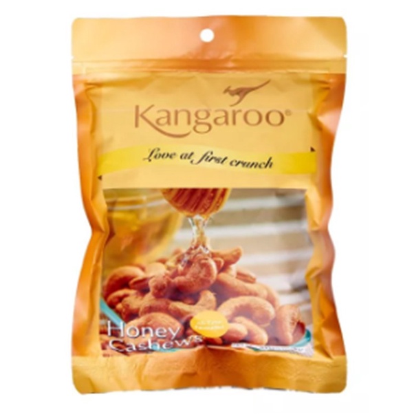 

Kangaroo Honey Cashew Nuts 100gr - Kanguru Kacang Mede rasa Madu