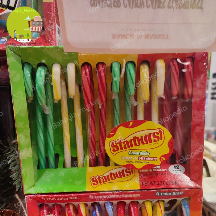 

Spangler Candy Canes Starburst 12'S 5,3 OZ 150gr USA