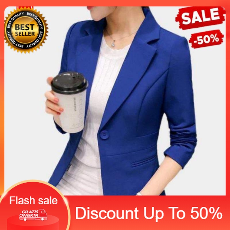 (PROMO) JAS SLIMFIT,JAS BLAZER WANITA,RESMI,JAS BLAZER WANITA KANTOR,JAS MODERN