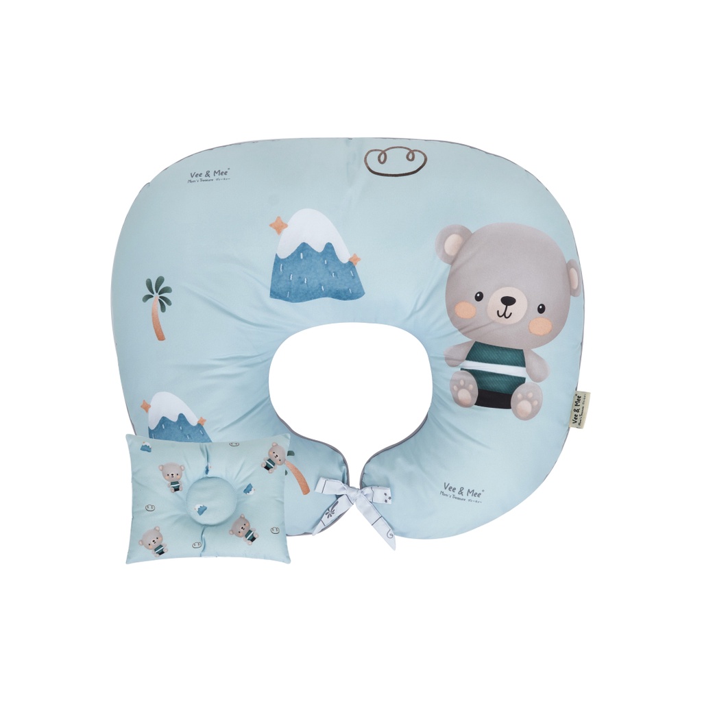 Vee And Mee Bantal Ibu Menyusui dan Bantal Lengan Kotak Bear Series VMB2110