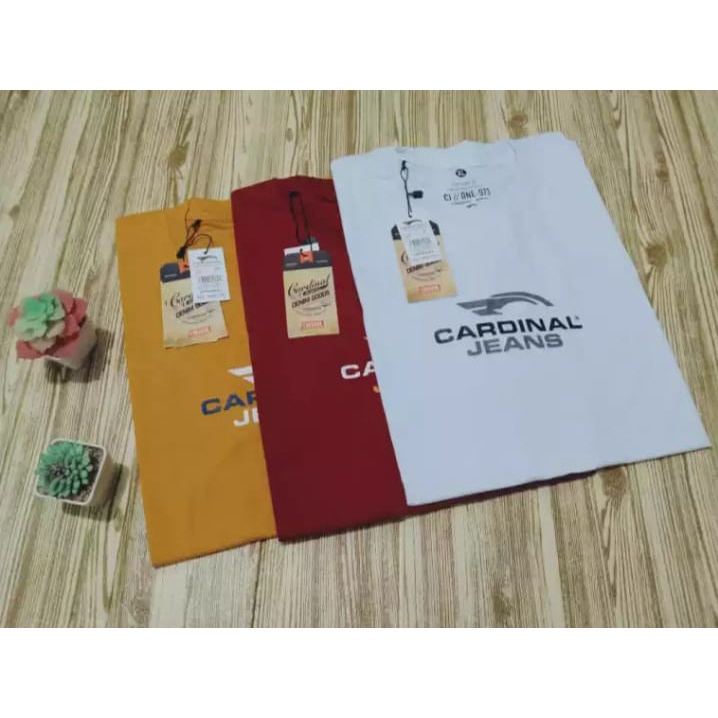 PAKET 3PCS 100 RIBU KAOS CARDINAL distro//KAOS CARDINAL//KAOS CARDINAL PRIA/WANITA..
