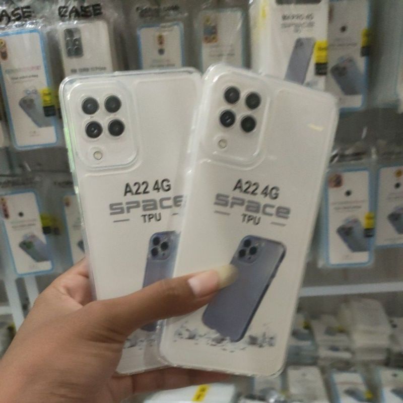 Softcase Bening SAMSUNG A22 4G Case Clear Transparan