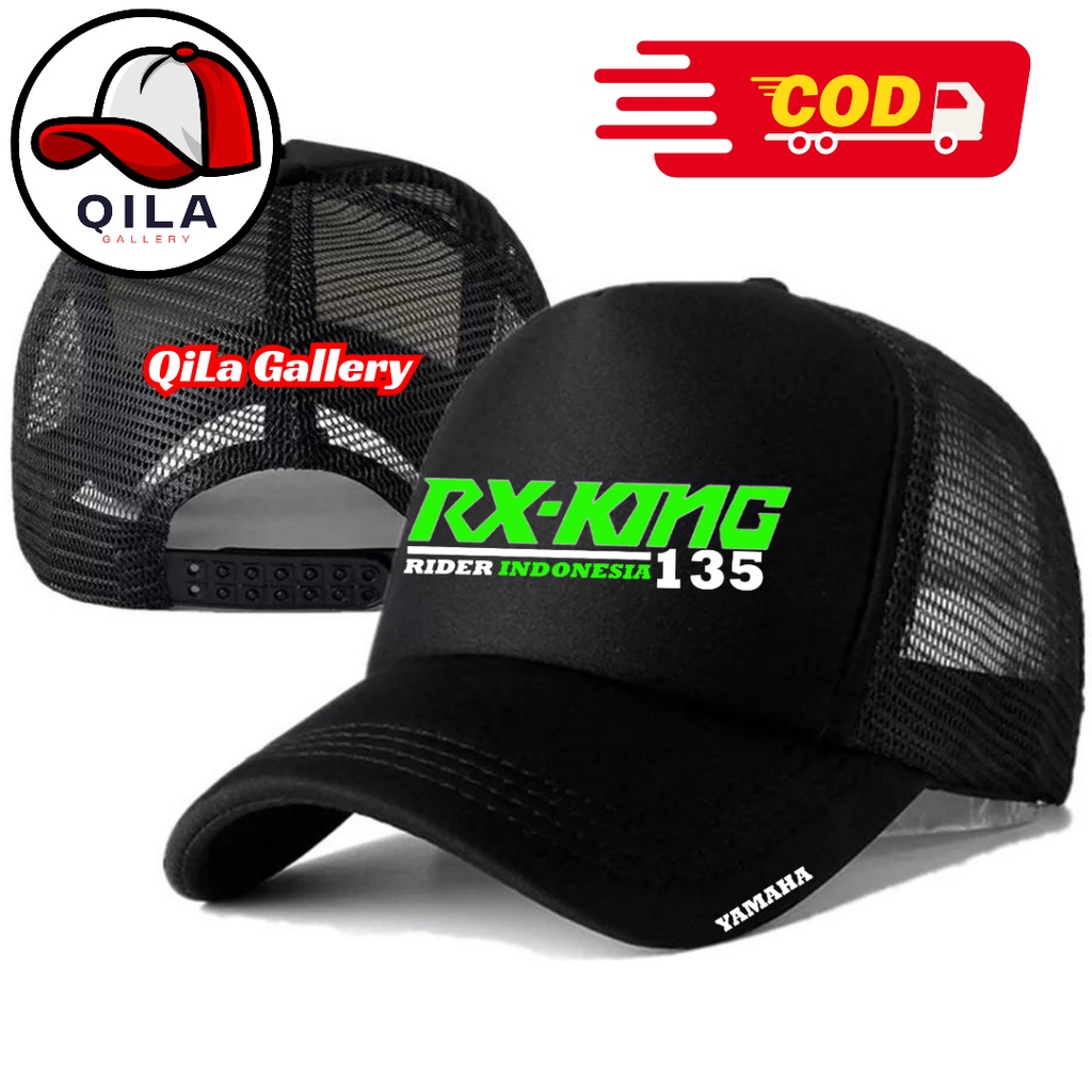 QiLa Gallery Topi Trucker RX-KING - Topi Distro RX-KING Logo - Topi RX-KING Premium - Topi Pria Dewa