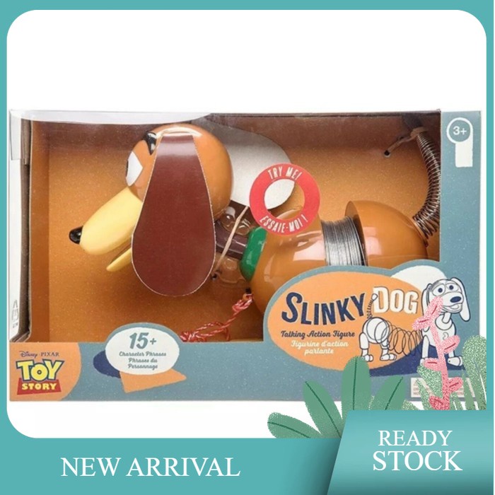 toy story Slinky Dog Talking Action Figure original disney store misb
