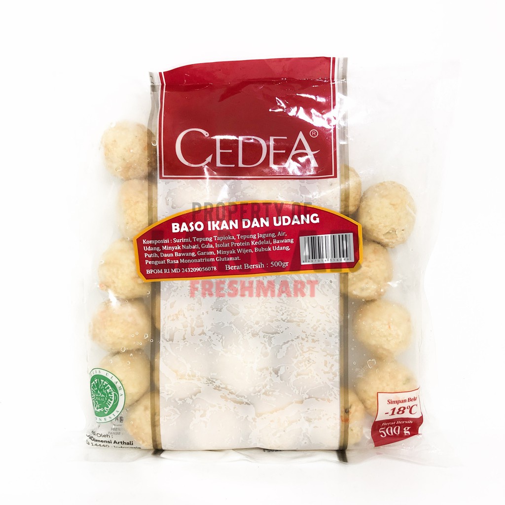 

AAAA CEDEA BAKSO UDANG 500GR I FROZEN FOOD BOGOR HALAL