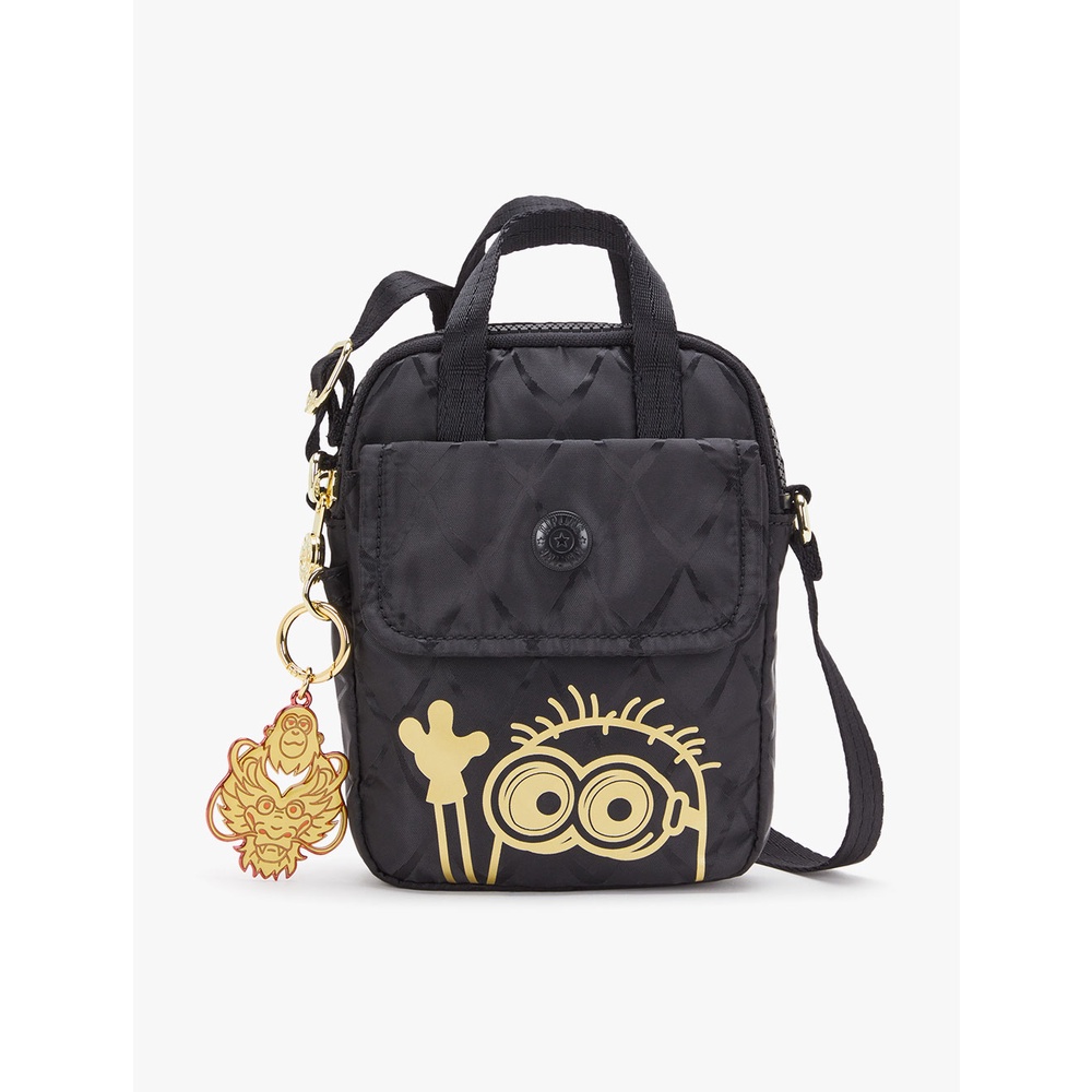 KIPLING x Minions - Tas Selempang & Bahu Wanita - LIONEL Minions Embosse